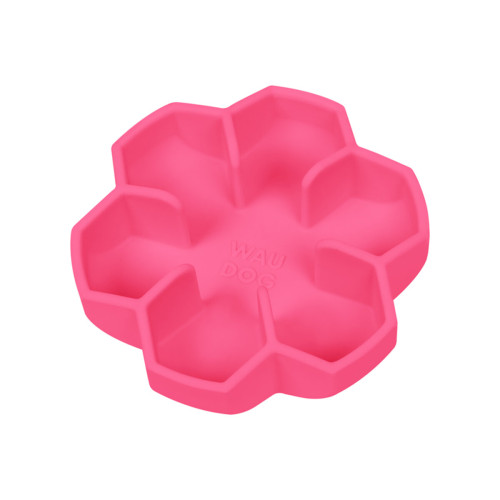 Миска для повільного харчування собак WAUDOG Silicone, рожева
