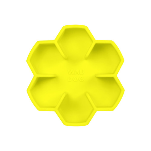 Миска для повільного харчування собак WAUDOG Silicone, жовта