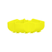 Миска для медленного кормления собак WAUDOG Silicone, желтая - фото 4