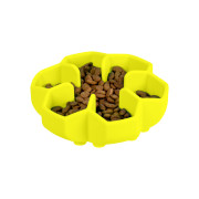 Миска для медленного кормления собак WAUDOG Silicone, желтая - фото 6