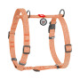 Шлея для собак з ручкою анатомічна Н-подібна WAUDOG Re-cotton Помаранчева