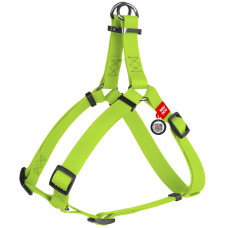 Шлея для собак водостійка WAUDOG Waterproof з металевим фастексом "Салатова"