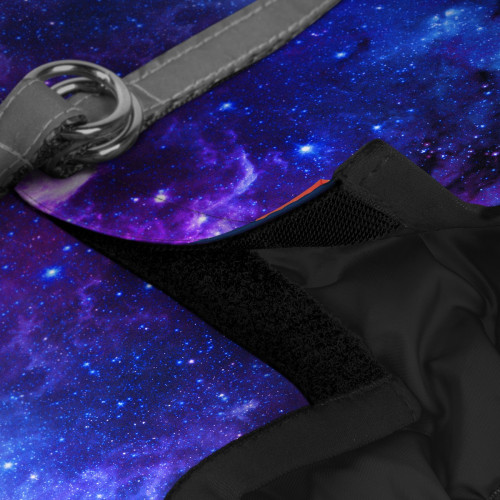 М'яка шлея для собак WAUDOG Clothes малюнок "NASA21" з QR пасaпортом