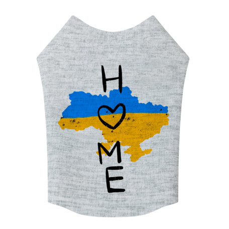 Майка для собак WAUDOG Clothes с рисунком "Дом"