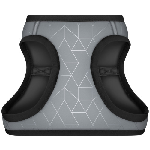 М'яка шлея для собак WAUDOG Clothes Світловідбивна з QR паспортом