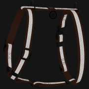 Шлея для собак Н-образная светоотражающая WAUDOG Waterproof цвет "Оранжевый" - фото 2