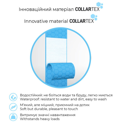 Шлея для собак Н-образная водостойкая WAUDOG Waterproof цвет "Черный"