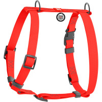 Шлея для собак Н-подібна водостійка WAUDOG Waterproof колір "Червоний"