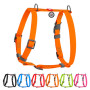 Шлея для собак Н-образная водостойкая WAUDOG Waterproof цвет "Оранжевый"