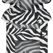 Дощовик-накидка для собак WAUDOG Clothes з капюшоном, малюнок «Зебра» - фото 3