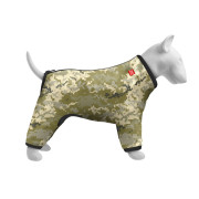 Дощовик для собак WAUDOG Clothes з малюнком "Мілітарі" камуфляж - фото 2
