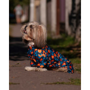 Дощовик-вітровка для собак WAUDOG Clothes, малюнок "Апельсини" - фото 3