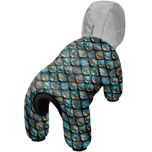 Комбінезон для собак WAUDOG Clothes, малюнок "Луска"