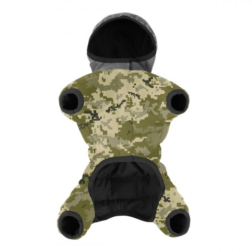 Комбинезон для собак WAUDOG Clothes с рисунком "Милитари" камуфляж
