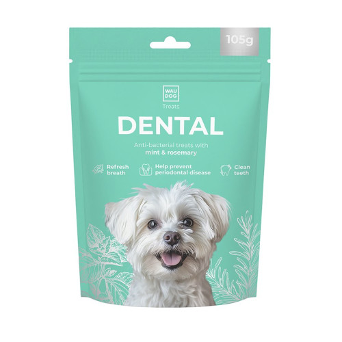 Ласощі для собак WAUDOG Treats Dental Паличка для чистки зубів з м'ятою і розмарином, 105 г - фото 3