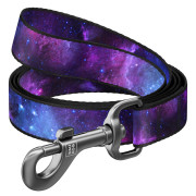 Поводок для собак нейлоновый WAUDOG Nylon, рисунок "NASA21", длина 122 см - фото 1