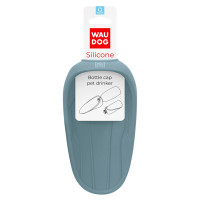 Поилка-насадка на бутылку для собак WAUDOG Silicone, серая