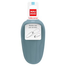 Поїлка-насадка на пляшку для собак WAUDOG Silicone, сіра