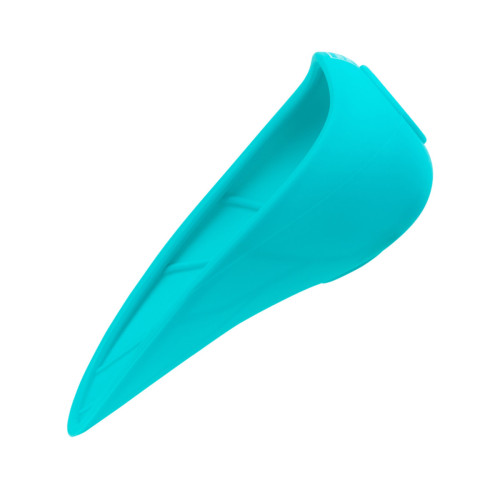 Поїлка-насадка на пляшку для собак WAUDOG Silicone, блакитна