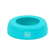 Миска-непроливайка для собак WAUDOG Silicone, блакитна - фото 4