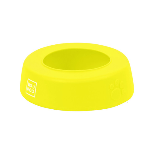Миска-непроливайка для собак WAUDOG Silicone, жовта