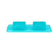 Миска складана для собак WAUDOG Silicone, блакитна - фото 2