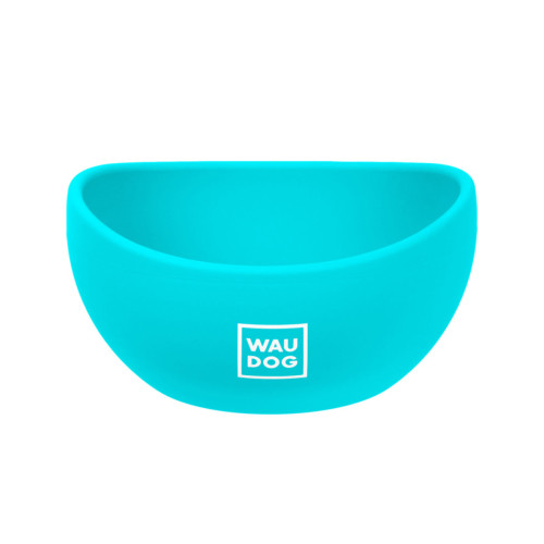 Миска для собак WAUDOG Silicone, блакитна