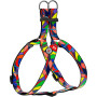 Шлея для собак WAUDOG Nylon малюнок "Вітраж"