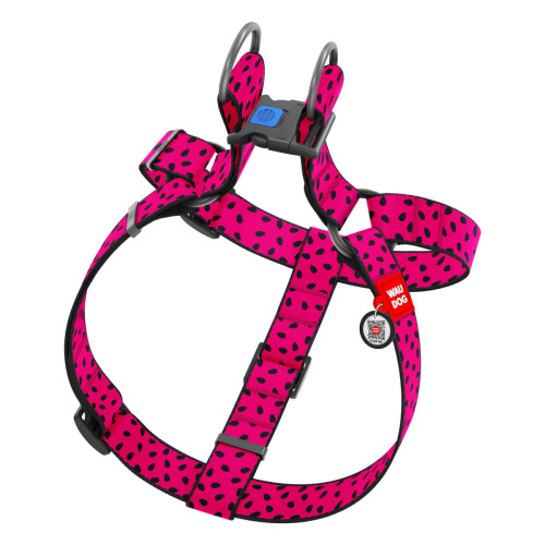 Шлея для собак WAUDOG Nylon малюнок "Кавун"