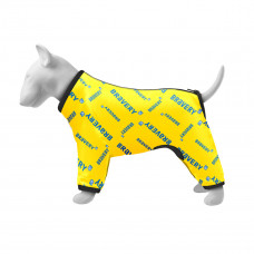 Дощовик для собак WAUDOG Clothes з малюнком "Сміливість"