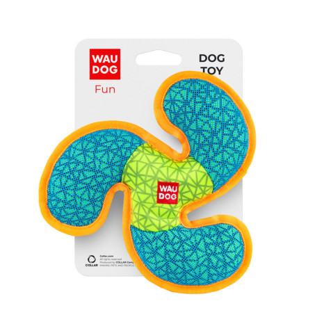 Мягкая игрушка WAUDOG Fun Пропеллер с пищалкой голубая для собак WAUDOG