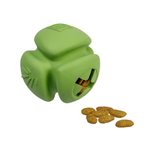 М'яч WAUDOG Fun Natural з біорозкладної гуми зелений для собак WAUDOG