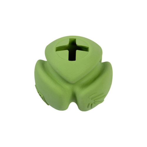 М'яч WAUDOG Fun Natural з біорозкладної гуми зелений для собак WAUDOG