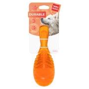 Игрушка Голень WAUDOG Fun Durable с отверстием для лакомств оранжевая для собак WAUDOG - фото 2