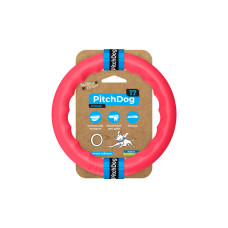 Тренувальне кільце PitchDog рожеве для собак WAUDOG