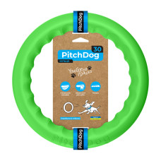 Кільце для апортування PitchDog салатове для собак WAUDOG