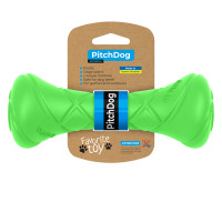 Гантель игровая PitchDog для апортировки, салатовая для собак WAUDOG