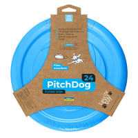 Літаюча тарілка PitchDog для апортування блакитна для собак WAUDOG