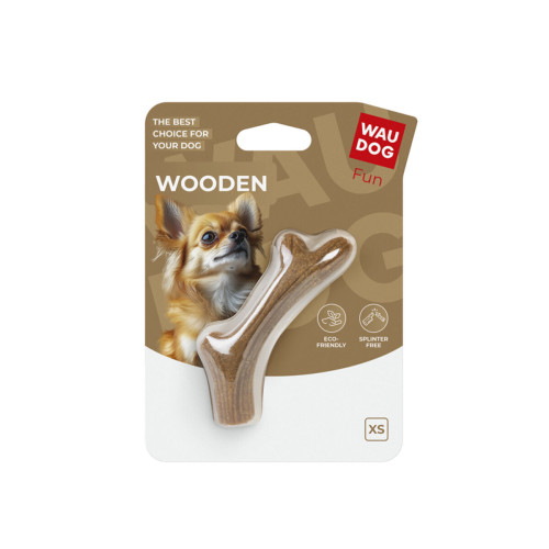 Жувальна іграшка WAUDOG Fun Wooden Ріг для собак