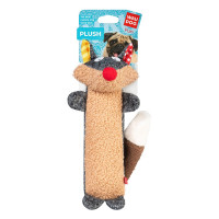 М'яка іграшка для собак WAUDOG Fun Plush «Єнот» з пищалкою, трикотаж