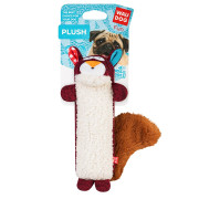 М'яка іграшка для собак WAUDOG Fun Plush «Білка» з пищалкою, трикотаж - фото 4