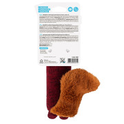 М'яка іграшка для собак WAUDOG Fun Plush «Білка» з пищалкою, трикотаж - фото 6