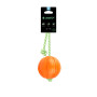 М'ячик ЛАЙКЕР Люмі на шнурі помаранчевий для собак WAUDOG