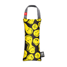 Іграшка-пищалка WAUDOG Fun Смайли на чорному для собак WAUDOG