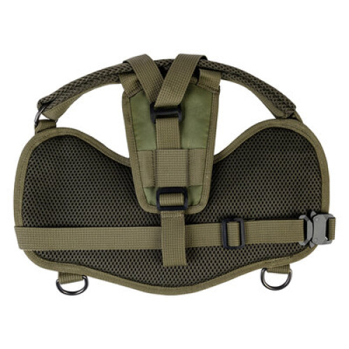 Шлея світловідбиваюча тактична WAUDOG PRO-2 з металевим фастексом Хакі