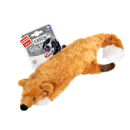 М'яка іграшка GiGwi Catch&fetch Лисиця з великою пищалкою для собак WAUDOG