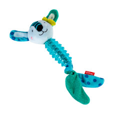 М'яка іграшка GiGwi Suppa Puppa Заєць з пищалкою та гантелею для собак WAUDOG