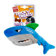 Мягкая игрушка Акула GiGwi Trick`o`treats с пищалкой и отделом для лакомств для собак WAUDOG - фото 2