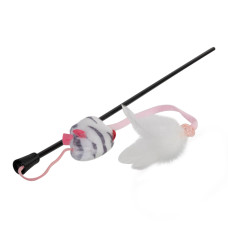 Игрушка-дразнилка GiGwi Teaser на стеке с мышкой и звуковым эффектом для собак WAUDOG