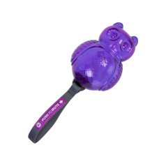 Іграшка-пищалка GiGwi Push to mute Сова з функцією вимкнення звуку фіолетова для собак WAUDOG